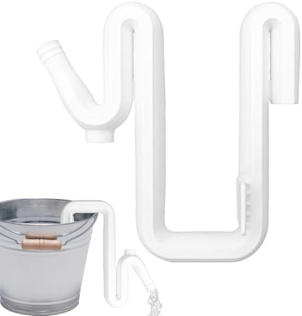 Tubo Scarico Troppo Pieno per Barile Pioggia,Prolunga Tubo Troppo Pieno Botti Pioggia | Accessorio Semplice Installazione Deviare Acqua Per Proprietari Casa Giardinieri Architetti - Soluzione Esterna