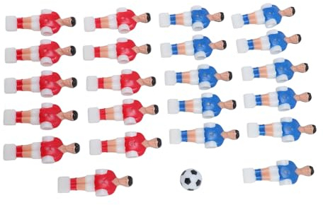 GOWENIC Accesorios para Jugadores de Futbolín Juego de Figuras de Repuesto Realistas y Duraderas para Máquina de Futbolín 4824, Kit de Juego Completo para Entretenimiento en el Hogar