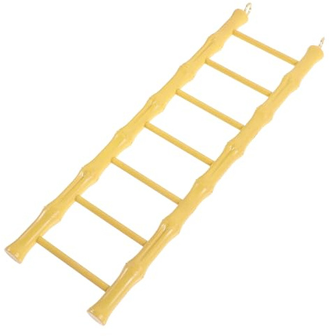 BESTOMZ Échelle à Oiseaux en Plastique Solide 8,5 X 29,5 Cm, d'escalade pour Hamster, Perroquet et Perruche, Accessoire Suspendu pour Cage d'oiseaux, Stimulation Motrice et Amusement