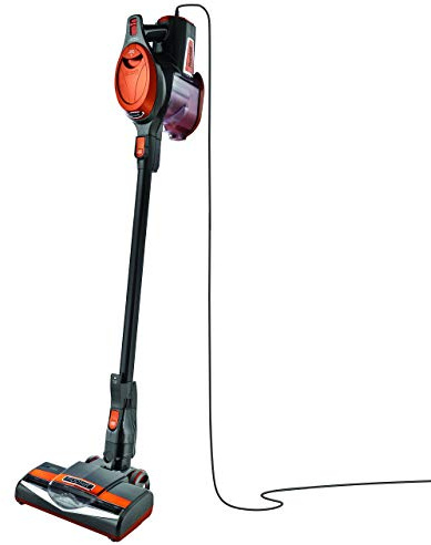 Shark Rocket Ultra-Light Corded Bagless Vacuum for Carpet and Hard Floor Cleaning with Swivel Steering (HV301), Gray/Orange