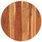 vidaXL Tischplatte Massivholzplatte Holzplatte Ersatztischplatte Holz Platte für Tisch Esstisch Rund 15-16mm 80cm Massivholz Akazie