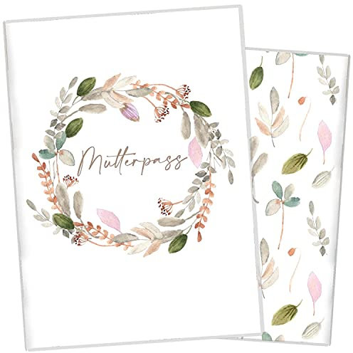 cozy racoon 3-teilige Mutterpasshülle für den Deutschen Mutterpass | Hochwertige Hülle für deinen Mutterpass (Kunststoff)| Design Country Breeze (ohne Personalisierung)