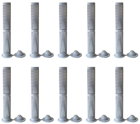 Isolbau 10 casquillos de anclaje de 12 x 80 mm para barras de anclaje y pernos M6-M8 para rellenar con mortero compuesto