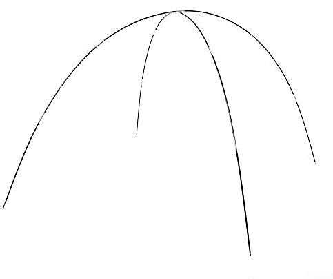 Varilla de tienda de campaña, 2 unidades, 3. Varilla de fibra de vidrio plegable integrada, adecuada para camping, viajes, playa, tienda de campaña