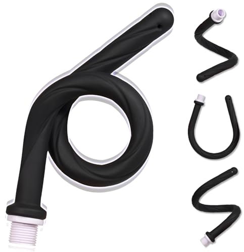 AMAZBEE Dusche Enema Duschdüse Aufsteckbarer Schlauch 430 mm Verlängerung Analdusche Aufsatz Brause Vaginaldusche Können Auch unterwegs Mitgenommen Werden