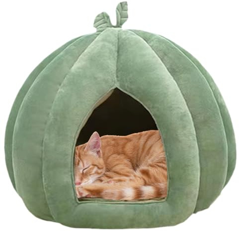 Genérico Cama Cerrada para Gatos, Acogedora Cama para Perros Tipo Cueva, Iglú con Cama para Gatos, Saco para Acurrucarse para Perros Pequeños, Camas para Gatos para Gatos De Interior