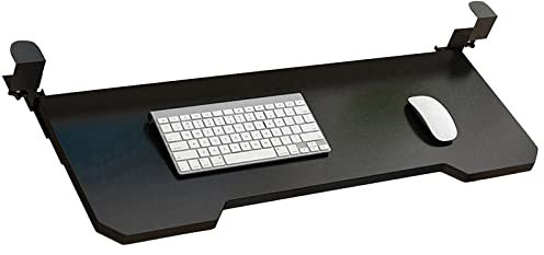 Bandeja para Teclado bajo el Escritorio con cajón deslizable, Extensor de Teclado Ajustable, Plataforma de sujeción para Escritorio, rieles de Deslizamiento Suaves y Estante para Mouse para