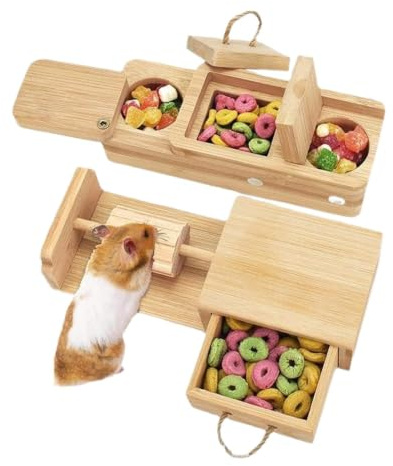 Jouet de puzzle en bois pour animaux de compagnie | de recherche de nou