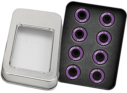 SM SunniMix ABEC-11 608RS Cuscinetti in Ceramica per in Skateboard Roller Scooter, Viola