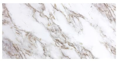 IZODEKOR Marble Effect PVC Wall Panels 60x120 cm, Waterproof Bathroom Wall Panels 3mm Thick, Decorative PVC Wall Cladding for Bathroom, Kitchen and Wet Area, Easy Installation - Iceberg Beige