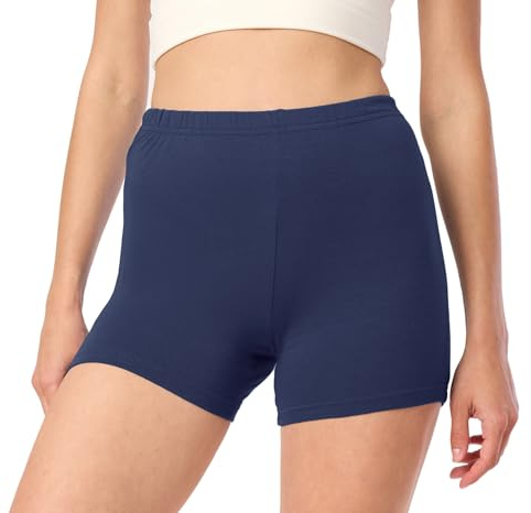 Merry Style Dam Viskos Shorts MS10-391 (Marin Blå, S)