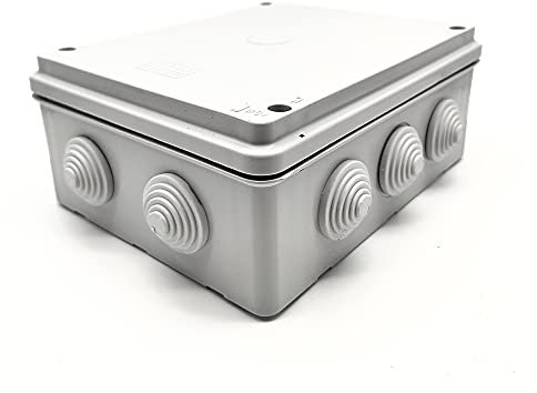 DOJA INDUSTRIAL | Boite de Derivation Electrique | 190x150x70mm | IP54 | Boitier Etanche Electrique Exterieur | Coffret Electrique Etanche, Boite de Jonction, Armoire Eelectrique Etanche Exterieur