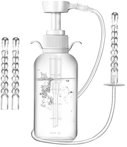 Vaginaldusch - 300 ml hygienflaska | Och återanvändbar för intim hygien, för resor, bad och dusch