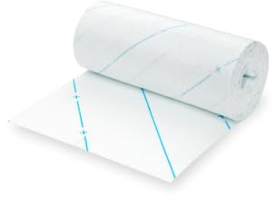 UNITEX Engångsrengöringsduk blå – Hygienisk mikrofiberduk på rulle 33 × 23,5 cm – avlägsnar >99 % mikroorganismer endast med vatten – randfri och högabsorberande – professionell kvalitet – 8 rullar
