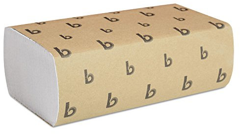 Boardwalk Papier Multifold Handtücher, Weiß, 9 x 9 9/20, 250 Handtücher/Packung, 16 Packungen/Karton, Verkauft als 1 Karton