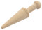 LACOR - 60300 - Chinesische Hand, Holzmörtel, für chinesische Kochen Colador, natürliche Bienenholz, 23,5 cm