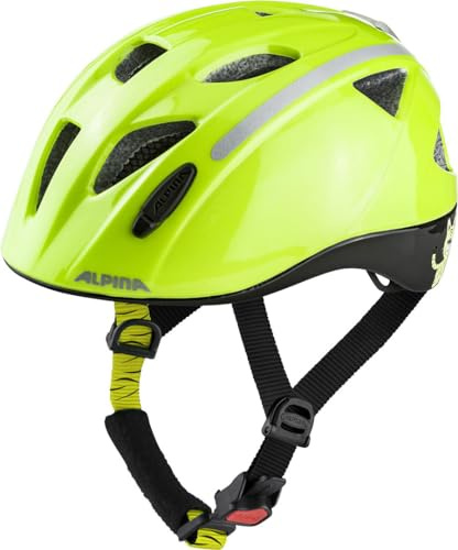 ALPINA Unisex - Children, XIMO FLASH cycling helmet, be visible reflectiv, 47-51 cm