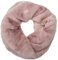 Caspar SC480 warmer eleganter Damen Winter Fell Loop Schal, Farbe:altrosa, Größe:One Size