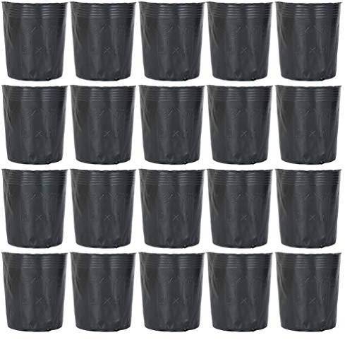 Cabilock 300Pcs Pots de Pépinière en Plastique Pot de Départ Dégradable Jardin Fleur Nutrition Pot Outil de Jardin pour Plantes Succulentes Boutures Semis 6. 5X6. 5 Cm