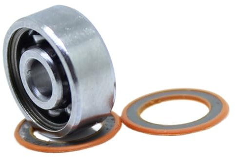 CAMCHJVVM SMR104 2OS Lager 4x10x4 mm CB ABEC7 Edelstahl Hybrid Keramiklager Dry Meeresangelrollen 104 Kugellager SMR104C