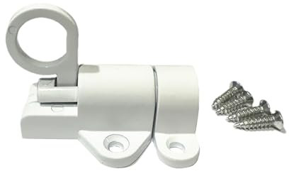 Cerradura de puerta con resorte, pasador de cierre con resorte de aluminio | Anillo de seguridad con anillo de seguridad, perno de puerta con rebote de resorte, cerradura automática para