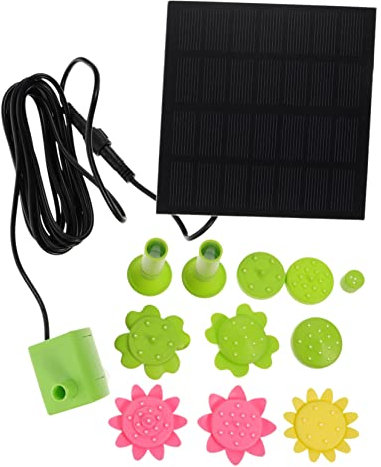YARNOW Ersatz-wasserbrunnenpumpe Solarpumpe Für Wasserspiele Blütenblattform Energiesparpumpe Für Garten Vogelbadpumpe Geräuscharme Wasserpumpe