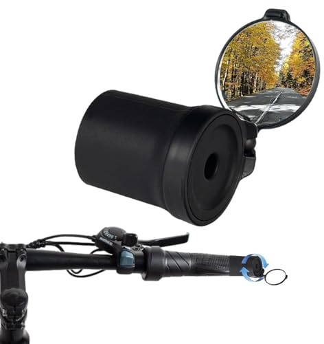 Cykelspeglar för styre | 360° justerbar cykelspegel | Cykelspegel med vidvinkel | Stötsäker ABS-konstruktion, universell passform för berg, väg, veva