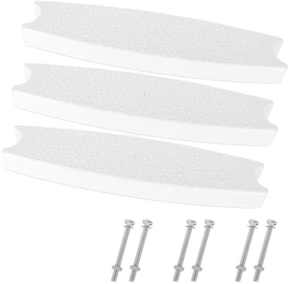 Blmirror 3 Gradini Universali per Scaletta per Piscina, Gradini per Scaletta di Ricambio per Piscina, con Bulloni In Acciaio Inossidabile