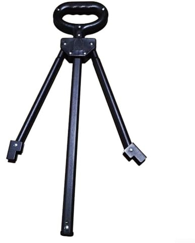 Besshepplo Mango de empuje plegable de 60 cm, barra de tracción de acero al carbono para carrito de camping, remolque, fácil de instalar, accesorio de pieza de repuesto extensible