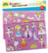 LENA 65766 Zeichenschablonen Set Prinzessinnen und Elfen, mit 2 Schablonen mit Motiven und Farbvorlagen zu Prinzessinnen und Feen, Malschablonen je ca. 26 x 19 cm, Malset für Kinder ab 3 Jahre