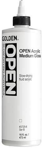 Golden : Open : 473ml : Acrylic Medium Gloss