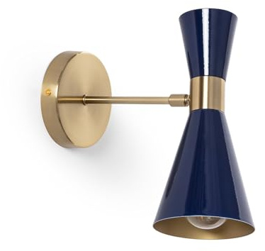 LEDKIA LIGHTING Lámpara de Pared Metal Direccionable Jigger Azul E27