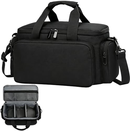 Wesoke Fotocamera Custodia fotocamera Sling Bag, Crossbody Borse fotocamera per i fotografi, Macchina fotografica impermeabile attrezzature caso di viaggio borsa a tracolla, Nero