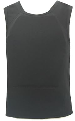 Tmendy Gilet Pare-balles Tactiques, IIIA Caché L'intérieur Porter Vêtements Travail T-Shirt Anti-balles SéCurité Personnelle De Gilet Pare-Balles