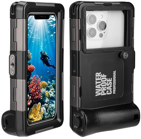Coque Waterproof de 15m,Pochette Telephone Portable Etanche avec Ouverture d'aération et Corde de Sécurité,Protege Telephone Eau,Pochette Etanche Iphone,étui de Surf Professionnel pour Samsung