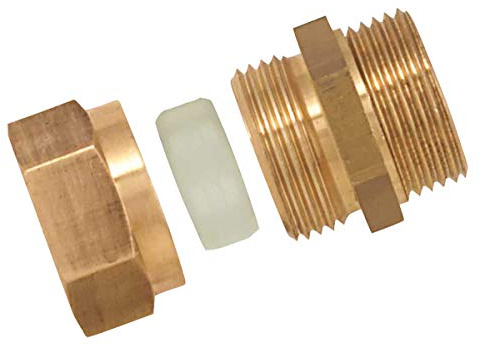 Boutté 3117885 Raccord laiton bague bicône delrin mâle 12x17 Tube Ø12