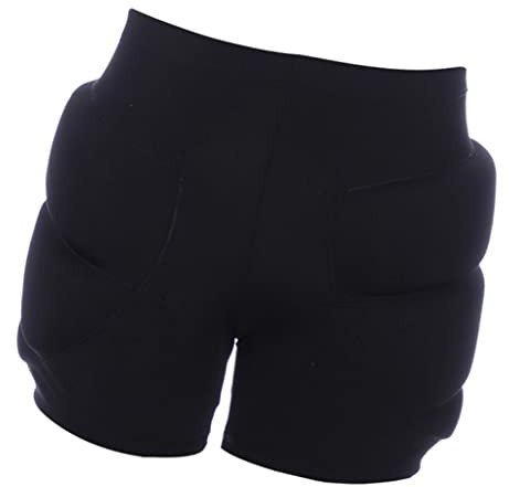 SM SunniMix Protektorenhose Kinder Erwachsene Schutzhose Gepolsterte Protektorhose Sporthose für Eiskunstlauf, Skifahren, Schlittschuhlaufen, Rollschuhlaufen, M