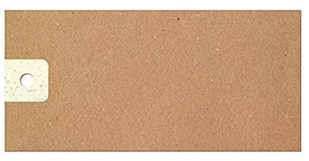 Anhänge-Etiketten V-100-50-250-100x50 mm im Vintage-Look - Offset-Karton ca.350g/m² - Lochstanzung 4 mm- 0ptische Lochverstärkung - hohe Stabilität - beidseitig leicht beschreibbar - 250 Stück