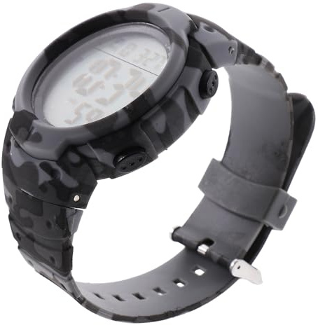 Holibanna 3pièces Montre Sportive Numérique Étanche avec Grand Écran Montre Multifonctionnelle pour Étudiants Et Seniors Camouflage