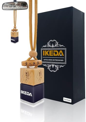 Car Air Fresheners for Men | Air Fresheners with Odour Eliminator Technology | Long Lasting Fragrance Car Accessories for Men | Strong Scents Perfume Diffusers (10ml Dark Night)