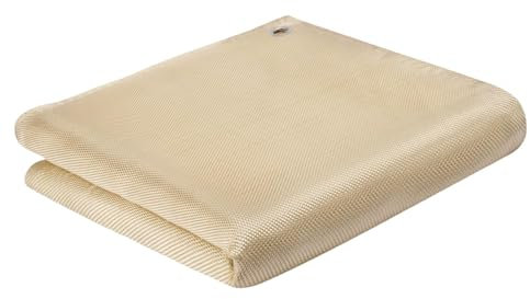 Manta de soldadura de fibra de vidrio, manta ignífuga, manta de fibra de vidrio de alto rendimiento, herramienta de protección contra incendios con correa de metal estable para usar como manta