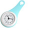 Orologio da parete per il bagno, impermeabile, piccolo, digitale, silenzioso, per doccia, dimensioni compatte, moderno, con display trasparente (ciano)