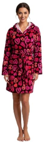 Gabel Accappatoio con cappuccio Pretti (IT, Testo, S, Regular, Corto, Cupido Fandango)