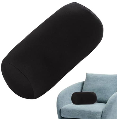 Vmiorzq Almohada de Tubo de microcuentas, Almohada de Apoyo para el Cuello de Viaje, del estrés, cojín cilíndrico, cojín para la Cabeza para avión, Coche, Viajes, reclinable, Regalo para Dormir