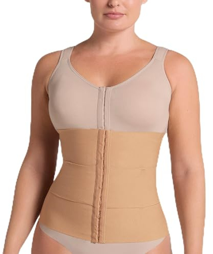 Leonisa Faja Moldeadora Invisible con Control para Mujer - Cinturilla Colombiana Ajustable