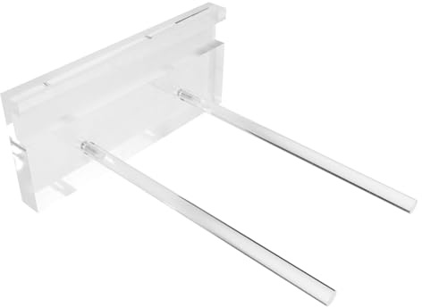 PAMINGONO Clear Acrylic Book Stand Display Easel for Tabletop Compact Multi Purpose Sign Holder for Menus Tablets Pictures and Plates Transparent Display Stand for Restaurants Cafes and