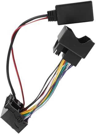 HOLIDYOYO Noise-cancelling Audio Microphone Cable for Car Aux Harness Adapter Stable Call Music Playback Smart Device Switching Car Upgrading Aux Module Replacement