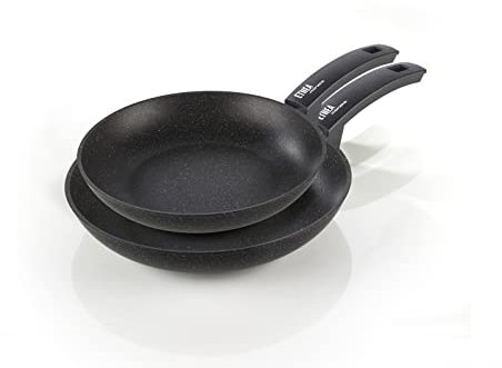 Moneta Etnea Set 2 Padelle, alluminio, 2 Pezzi