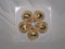 Jingle Bells Lauscha Christbaumkugel 6cm Golden Dreams