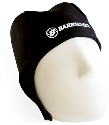 Barracuda Hothead Swim Cap, Black, Extra Large